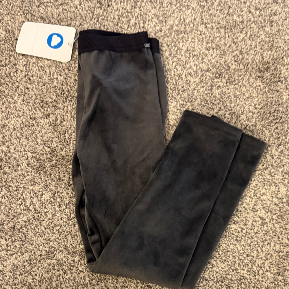 Mayoral Girls Gray Velour Leggings